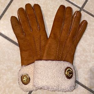 Coach Shearling Glove